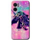 MRCİLETİSİM mrc201532 Unicorn Kristal Kılıf HD Desen Baskılı Arka Kapak Xiaomi Redmi Note 11E ile uyumlu