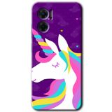 MRCİLETİSİM mrc201533 Unicorn Sleep Kılıf HD Desen Baskılı Arka Kapak Xiaomi Redmi Note 11E ile uyumlu