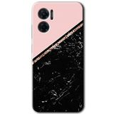 MRCİLETİSİM mrc201539 Yarım Mermer Kılıf HD Desen Baskılı Arka Kapak Xiaomi Redmi Note 11E ile uyumlu
