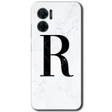 MRCİLETİSİM mrc201599 Beyaz Mermer Desenli R Harfi Kılıf HD Desen Baskılı Arka Kapak Xiaomi Redmi Note 11E ile uyumlu
