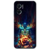 MRCİLETİSİM mrc201666 Ballı Baykuş Kılıf HD Desen Baskılı Arka Kapak Xiaomi Redmi Note 11E ile uyumlu