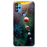 MRCİLETİSİM (mrc20168) Cosmos Kılıf HD Desen Baskılı Arka Kapak Omix X500 ile uyumlu