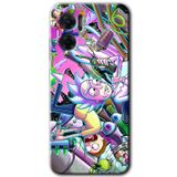 MRCİLETİSİM mrc201682 Graffiti Çizgi Film Kılıf HD Desen Baskılı Arka Kapak Xiaomi Redmi Note 11E ile uyumlu