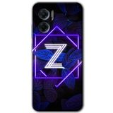 MRCİLETİSİM mrc201746 Dark Neon Yaprak Z Harfi Kılıf HD Desen Baskılı Arka Kapak Xiaomi Redmi Note 11E ile uyumlu