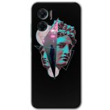 MRCİLETİSİM mrc201763 Heykel Kılıf HD Desen Baskılı Arka Kapak Xiaomi Redmi Note 11E ile uyumlu