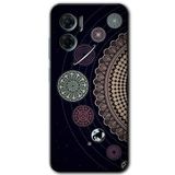 MRCİLETİSİM mrc201776 Gezegen Döngüsü Kılıf HD Desen Baskılı Arka Kapak Xiaomi Redmi Note 11E ile uyumlu