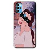 MRCİLETİSİM (mrc20216) Bad Girl Kılıf HD Desen Baskılı Arka Kapak Omix X500 ile uyumlu