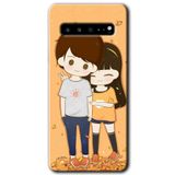 MRCİLETİSİM mrc202371 Şıpsevdi Çift Kılıf HD Desen Baskılı Arka Kapak Samsung Galaxy S10 Plus ile uyumlu