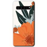 MRCİLETİSİM mrc202463 Portakal Çiçeği Kılıf HD Desen Baskılı Arka Kapak Samsung Galaxy S10 Plus ile uyumlu