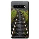 MRCİLETİSİM mrc202468 Tren Yolu Kılıf HD Desen Baskılı Arka Kapak Samsung Galaxy S10 Plus ile uyumlu