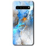 MRCİLETİSİM mrc202486 Mavi Buzul Kılıf HD Desen Baskılı Arka Kapak Samsung Galaxy S10 Plus ile uyumlu