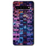 MRCİLETİSİM mrc202487 Şehir Görünümü Kılıf HD Desen Baskılı Arka Kapak Samsung Galaxy S10 Plus ile uyumlu