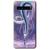 MRCİLETİSİM mrc202548 Dragon Snake Kılıf HD Desen Baskılı Arka Kapak Samsung Galaxy S10 Plus ile uyumlu