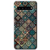 MRCİLETİSİM mrc202592 Mandala Desen Kılıf HD Desen Baskılı Arka Kapak Samsung Galaxy S10 Plus ile uyumlu