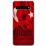 MRCİLETİSİM mrc202753 Anıtkabir Atatürk Kılıf HD Desen Baskılı Arka Kapak Samsung Galaxy S10 Plus ile uyumlu