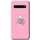 MRCİLETİSİM mrc202765 Bad Grandmother Kılıf HD Desen Baskılı Arka Kapak Samsung Galaxy S10 Plus ile uyumlu