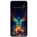 MRCİLETİSİM mrc202766 Ballı Baykuş Kılıf HD Desen Baskılı Arka Kapak Samsung Galaxy S10 Plus ile uyumlu
