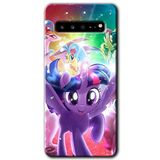 MRCİLETİSİM mrc202795 Pony Kılıf HD Desen Baskılı Arka Kapak Samsung Galaxy S10 Plus ile uyumlu