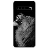 MRCİLETİSİM mrc202830 Lion Kılıf HD Desen Baskılı Arka Kapak Samsung Galaxy S10 Plus ile uyumlu
