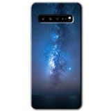 MRCİLETİSİM mrc202883 Samanyolu Kılıf HD Desen Baskılı Arka Kapak Samsung Galaxy S10 Plus ile uyumlu