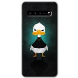 MRCİLETİSİM mrc202885 Angry Duck Kılıf HD Desen Baskılı Arka Kapak Samsung Galaxy S10 Plus ile uyumlu