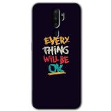 MRCİLETİSİM (mrc21824) Kılıf HD Baskılı Desen Hayalet Cam Yandan Görünmez Oppo A5 2020 ile uyumlu