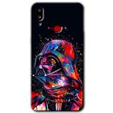 MRCİLETİSİM mrc2252 Father Vader Kılıf Baskılı Kapak 5D Tam Kaplayan Cam Samsung Galaxy A10s ile uyumlu