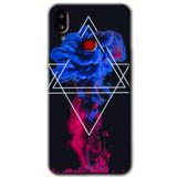 MRCİLETİSİM mrc2271 Mekanik Duman 1 Kılıf Baskılı Kapak 5D Tam Kaplayan Cam Samsung Galaxy A10s ile uyumlu