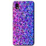 MRCİLETİSİM mrc230 Pixel Mozaik Kılıf Baskılı Kapak 5D Tam Kaplayan Cam Samsung Galaxy A01 Core ile uyumlu