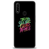 MRCİLETİSİM (mrc2417) Tam Ekran Koruyucu Kılıf HD Baskılı Kılıf Good Things Oppo A31 ile uyumlu