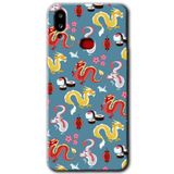 MRCİLETİSİM mrc2424 Funky Dragon Kılıf Baskılı Kapak 5D Tam Kaplayan Cam Samsung Galaxy A10s ile uyumlu