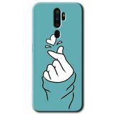 MRCİLETİSİM (mrc24943) Kılıf HD Baskılı Desen Hayalet Cam Yandan Görünmez Oppo A9 2020 ile uyumlu