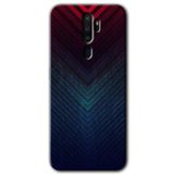 MRCİLETİSİM (mrc25101) Kılıf HD Baskılı Desen Hayalet Cam Yandan Görünmez Oppo A9 2020 ile uyumlu
