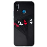 MRCİLETİSİM mrc25337 Full As Kılıf Baskılı Kapak 5D Tam Kaplayan Cam Huawei P20 Lite ile uyumlu