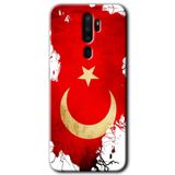 MRCİLETİSİM (mrc25379) Kılıf HD Baskılı Desen Hayalet Cam Yandan Görünmez Oppo A9 2020 ile uyumlu