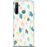 MRCİLETİSİM (mrc263) Tam Ekran Koruyucu Kılıf HD Baskılı Kılıf Blue Realme 5i ile uyumlu