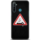 MRCİLETİSİM (mrc290) Tam Ekran Koruyucu Kılıf HD Baskılı Kılıf Dream Big Realme 5i ile uyumlu