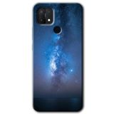 MRCİLETİSİM (mrc31508) Samanyolu Kılıf HD Desen Baskılı Arka Kapak+Temperli Cam Oppo A15s ile uyumlu