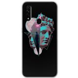 MRCİLETİSİM (mrc33688) Heykel Kılıf HD Desen Baskılı Arka Kapak+Temperli Cam Oppo A31 ile uyumlu