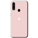 MRCİLETİSİM (mrc33998) Sade Kalp Kılıf HD Desen Baskılı Arka Kapak Oppo A31 ile uyumlu