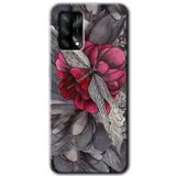 MRCİLETİSİM (mrc36575) kelebek Ömrü Kılıf HD Desen Baskılı Arka Kapak+Temperli Cam Oppo A54 ile uyumlu