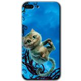 MRCİLETİSİM mrc37287 Çılgın Kedi Kılıf Baskılı Kapak 5D Tam Kaplayan Cam iPhone 8 Plus ile uyumlu