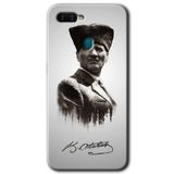 MRCİLETİSİM (mrc39669) Mustafa Kemal Atatürk Kılıf HD Desen Baskılı Arka Kapak Oppo A5s ile uyumlu