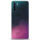 MRCİLETİSİM (mrc4017) Tam Ekran Koruyucu Kılıf HD Baskılı Kılıf Gökyüzü Oppo A91 / Reno 3 ile uyumlu