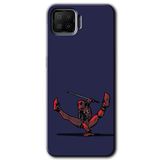 MRCİLETİSİM (mrc41126) DeadPool 3 Kılıf HD Desen Baskılı Arka Kapak+Temperli Cam Oppo A73 ile uyumlu