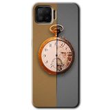 MRCİLETİSİM (mrc41615) Clocks Artwork Kılıf HD Desen Baskılı Arka Kapak Oppo A73 ile uyumlu