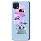 MRCİLETİSİM mrc42806 Puffy Kılıf Baskılı Kapak 5D Tam Kaplayan Cam Oppo A15s ile uyumlu