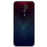 MRCİLETİSİM (mrc43251) Abstract 4 Kılıf HD Desen Baskılı Arka Kapak+Temperli Cam Oppo A9 2020 ile uyumlu