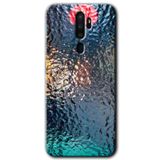 MRCİLETİSİM (mrc43291) Blur Cam Kılıf HD Desen Baskılı Arka Kapak+Temperli Cam Oppo A9 2020 ile uyumlu
