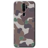 MRCİLETİSİM (mrc43432) Kamuflaj 11 Kılıf HD Desen Baskılı Arka Kapak+Temperli Cam Oppo A9 2020 ile uyumlu